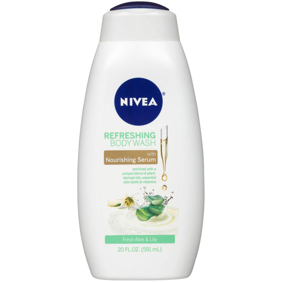 Nivea Refreshing Body Wash Aloe & Lily 591ml