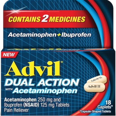 Advil Dual Action Caplets 18's