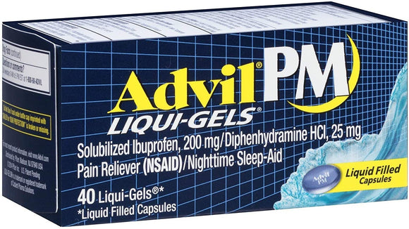Advil Pm Liqui Gel 40's