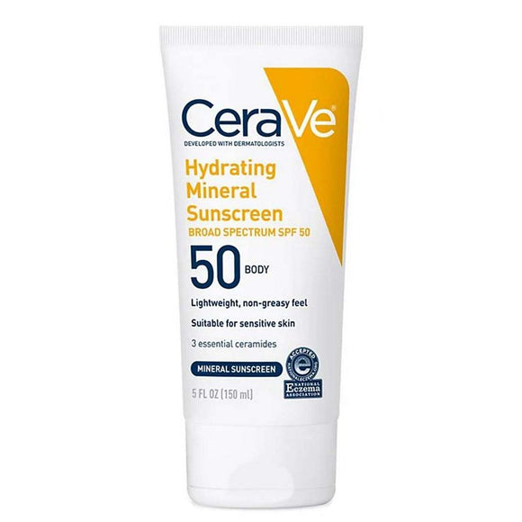 Cerave Hydrating Sunscreen Body SPF50 150ml/5oz