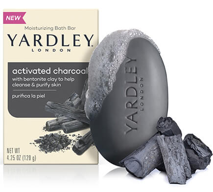 Yardley Activated Charcoal Bath Bar Soap