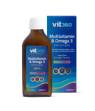Vit360 Multivitamin + Omega 3 Liquid 200ml