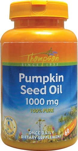 Thompson Pumpkin Seed Oil 1000mg 60 Softgels