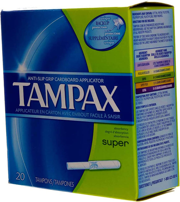 Tampax Tampons Super 20ct