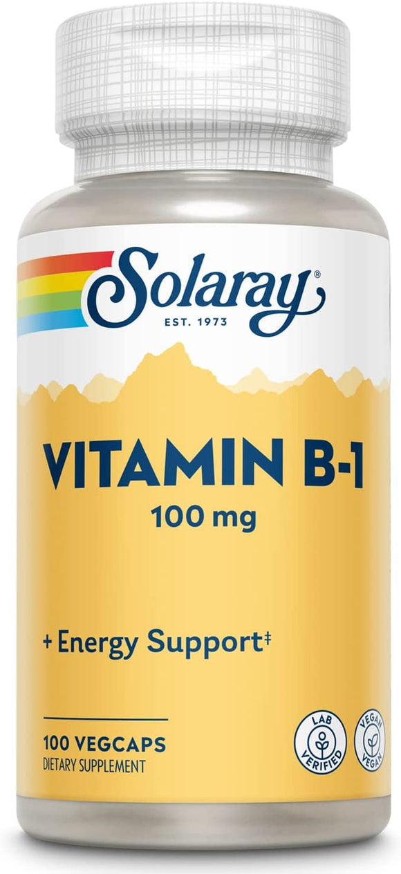 Solaray Vitamin B-1 100mg 100's