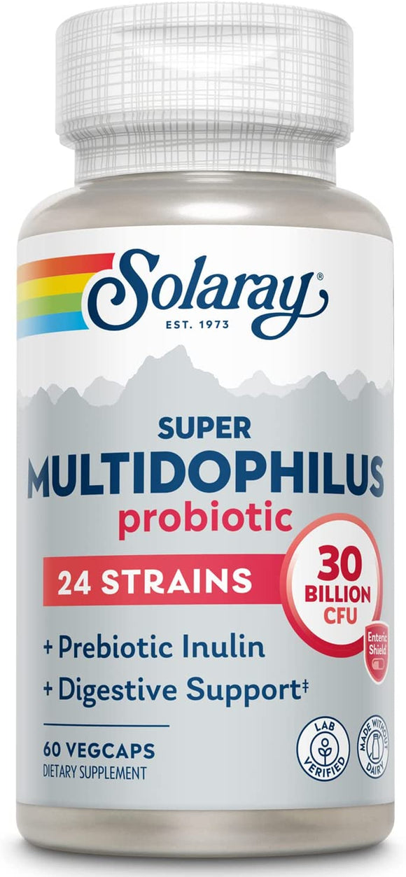 Solaray Super Multidophilus 24 Strain 30 Billion 60 vegCaps