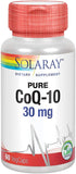 Solaray CoQ-10 Pure 30mg Caps 30's