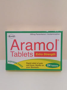 Aramol tablets 500mg  24's