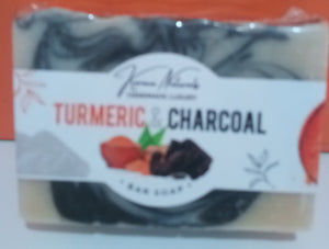 Karena Naturals Bar Soap Tumeric & Charcoal